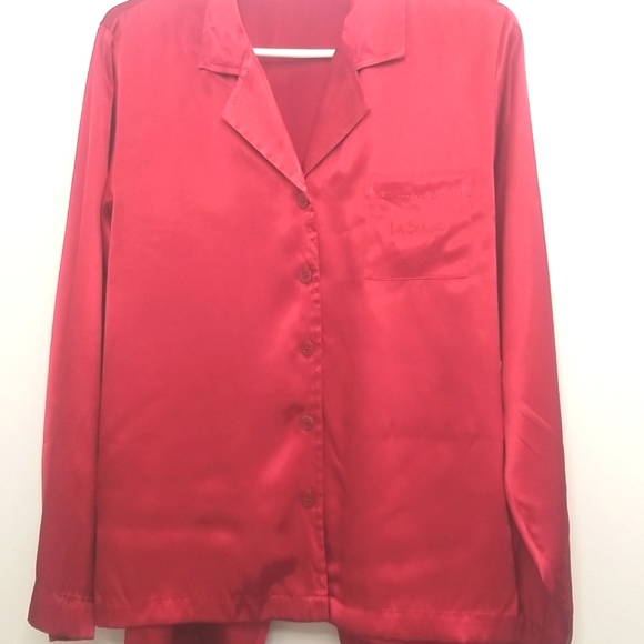 La Senza Red Satin Pajama set - Picture 2 of 8